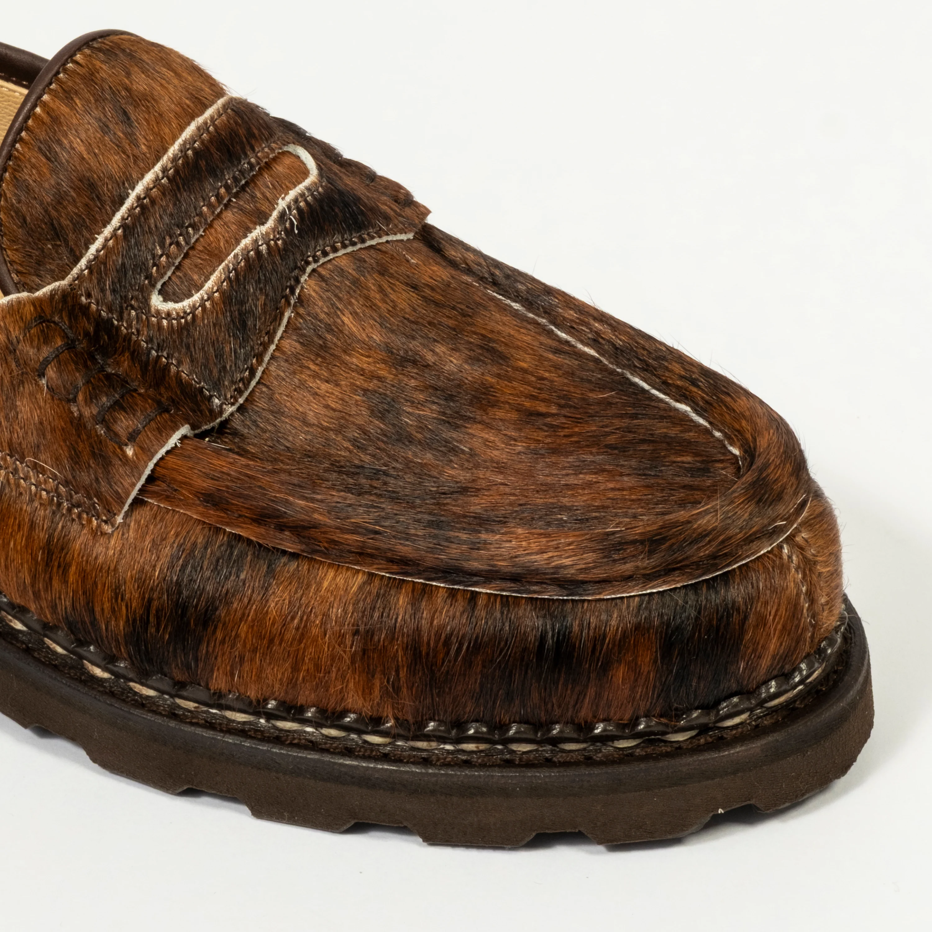 [PARABOOT] REIMS/MARCHE MARRON-POILS VACHE - Image 4