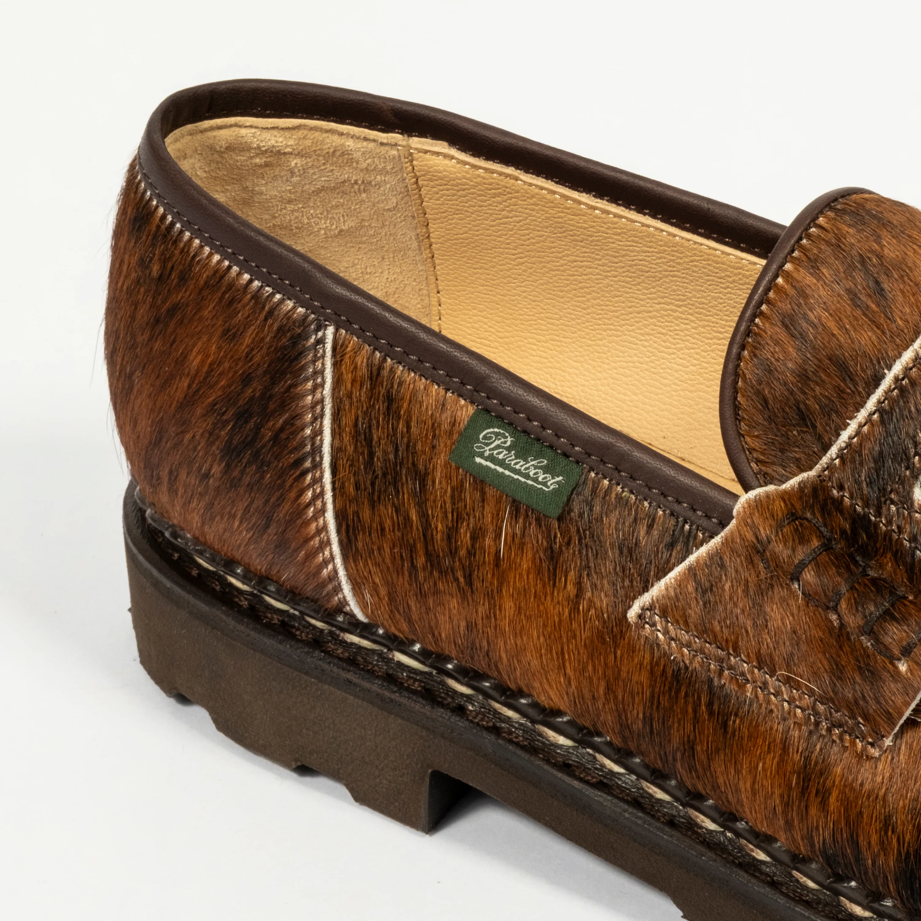 [PARABOOT] REIMS/MARCHE MARRON-POILS VACHE - Image 5