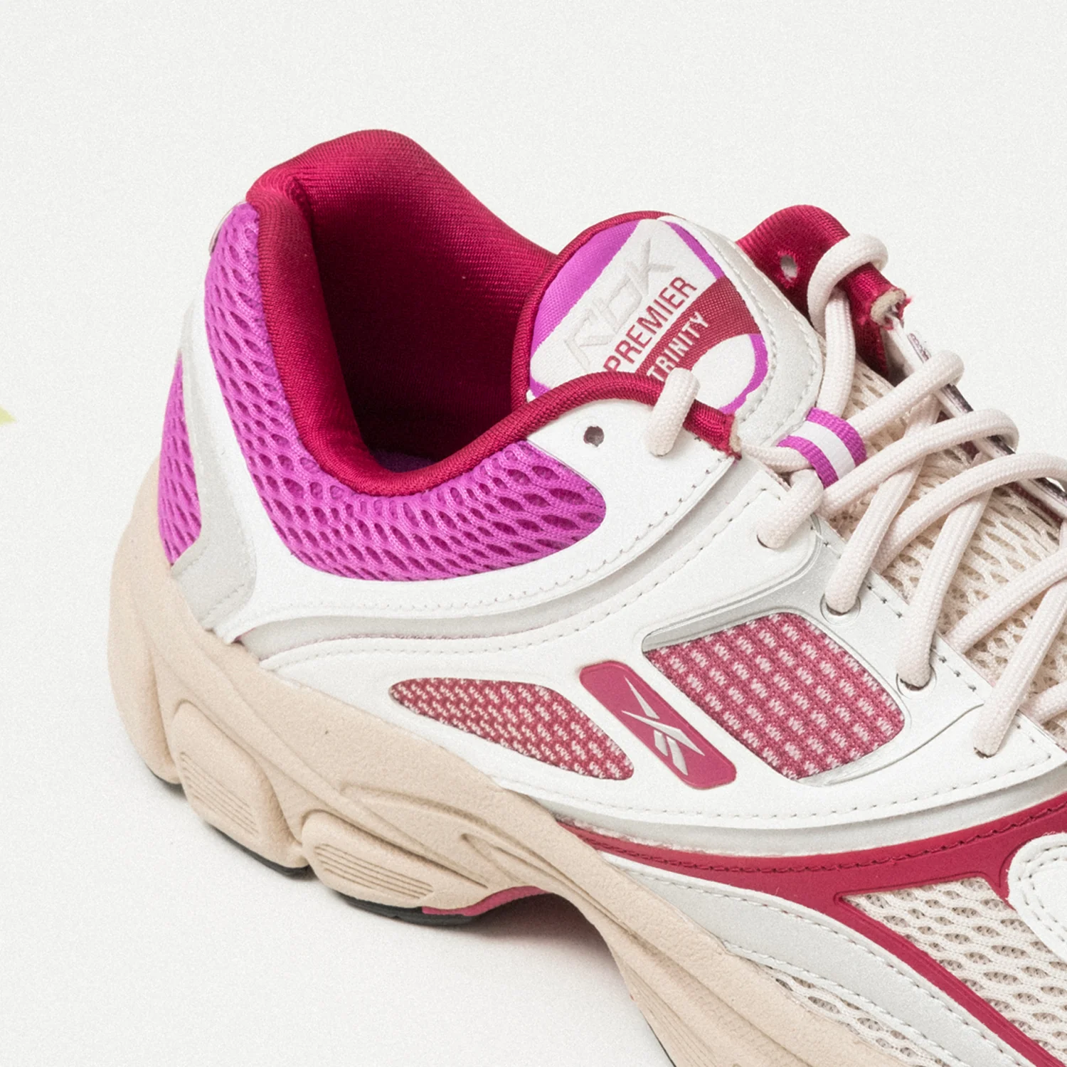[REEBOK] PREMIER TRINITY _ CHALK/SAND/PUR PLE RAVE - Image 4