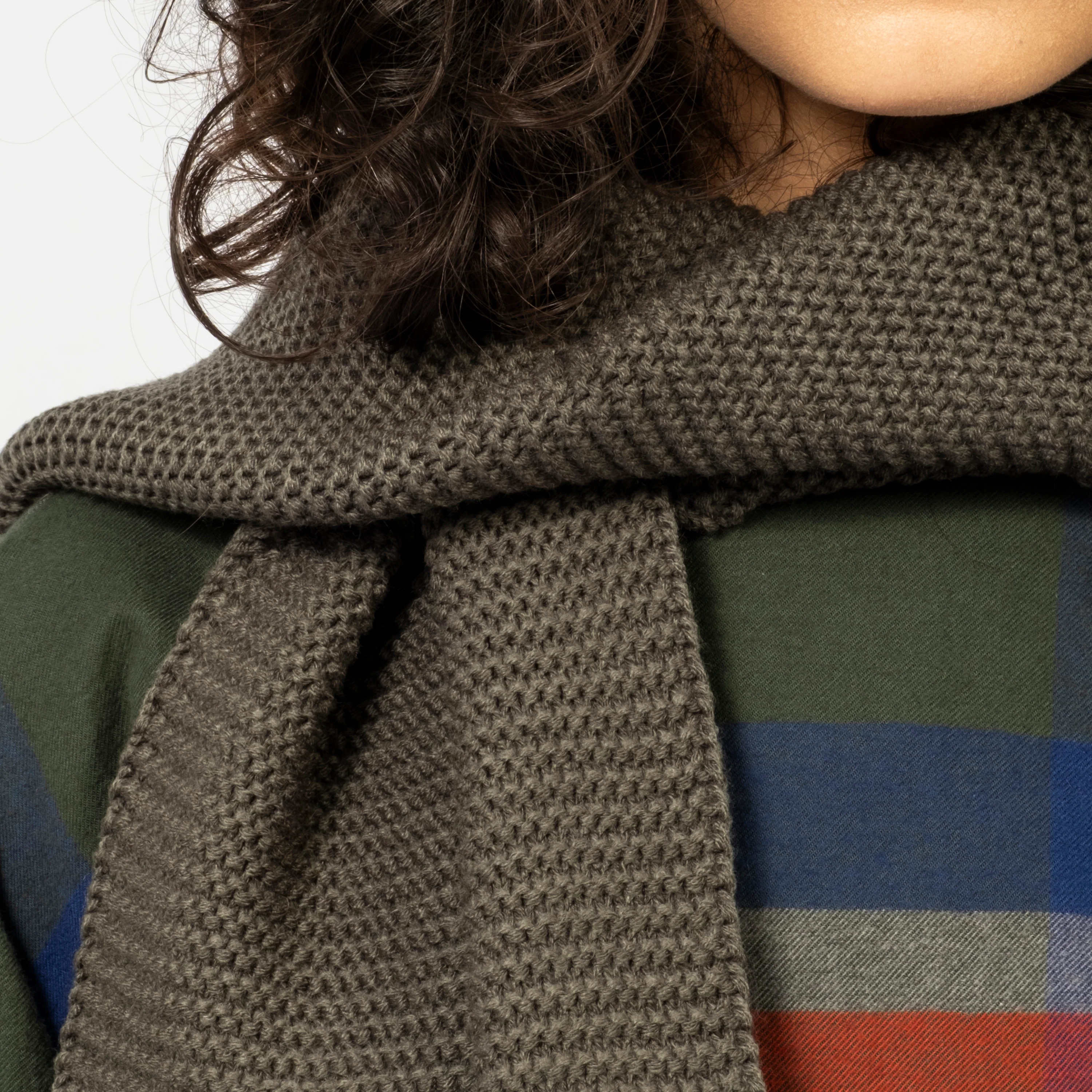 [ROTOTO] R5131 CHUNKY GARTER _ CHARCOAL - Image 3